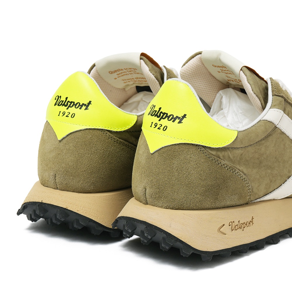 VALSPORT ヴァルスポルト START HERITAGE NYLON VINTAGE FLUO スタート ヘリテージ ナイロンヴィンテージ スニーカー VSR3041M OLIVE