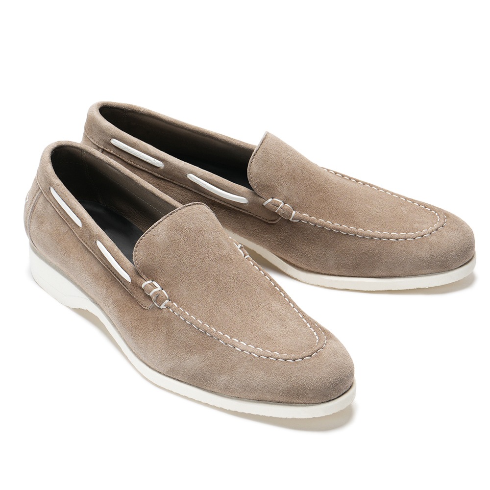 FERRANTE フェランテ デッキシューズ スェード グレー 6 1/2 FERRANTE フェランテ デッキシューズ スェード グレー 6 1/2