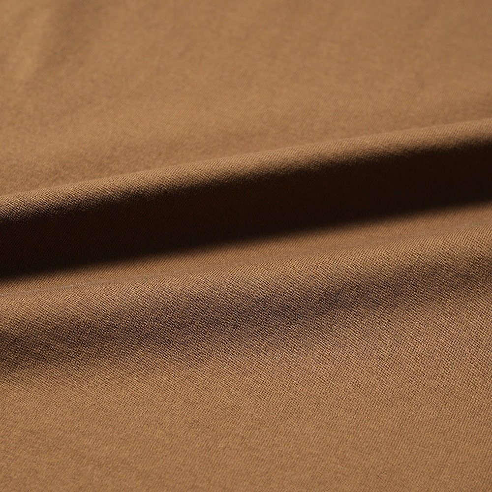 GICIPI ジチピ 2414P ACCIAIO JERSEY DOPPIO RITORTO アッチャーイオ ジャージ ドッピオ リトルト 双糸ジャージ VネックノースリーブTシャツ CAMEL