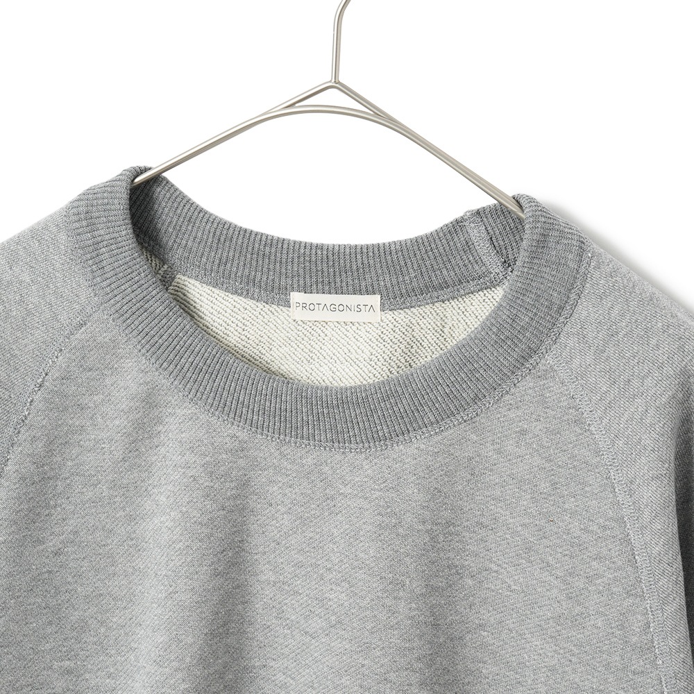 PROTAGONISTA プロタゴニスタ ショートスウェットプルオーバー PNT-CT-53 GREY