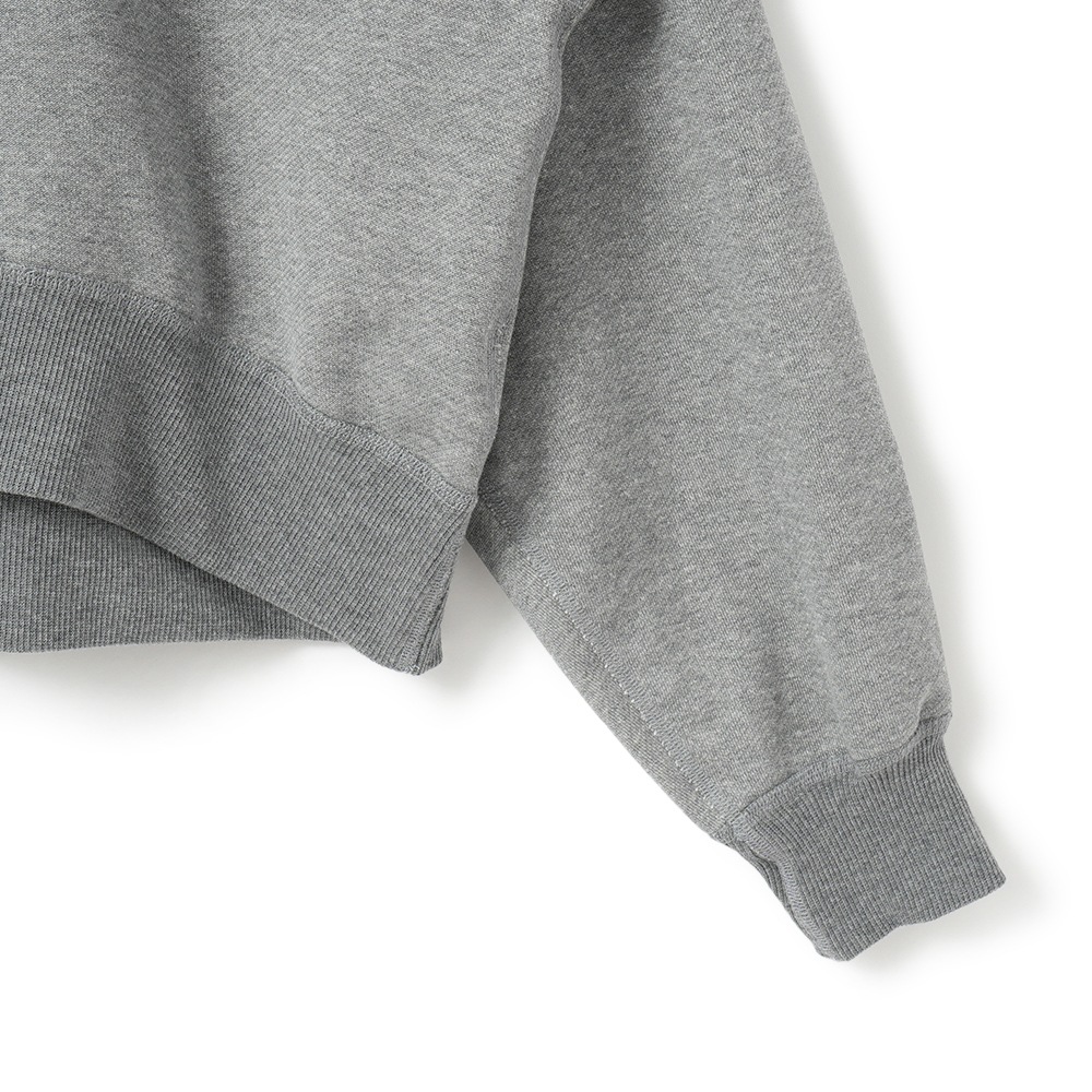 PROTAGONISTA プロタゴニスタ ショートスウェットプルオーバー PNT-CT-53 GREY