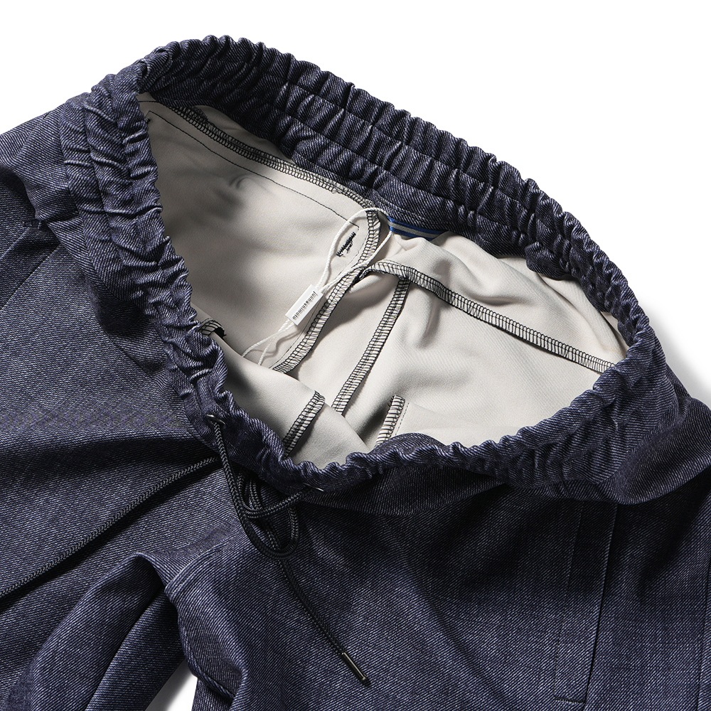 JUNHASHIMOTO ジュンハシモト SLIM JERSEY PANTS -U.S.O.DENIM- スリムジャージパンツ U.S.Oデニム 1072410068 INDIGO