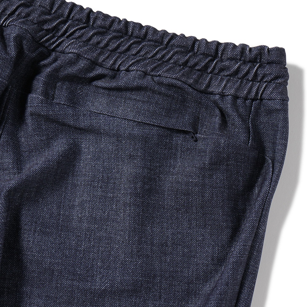 JUNHASHIMOTO ジュンハシモト SLIM JERSEY PANTS -U.S.O.DENIM- スリムジャージパンツ U.S.Oデニム 1072410068 INDIGO