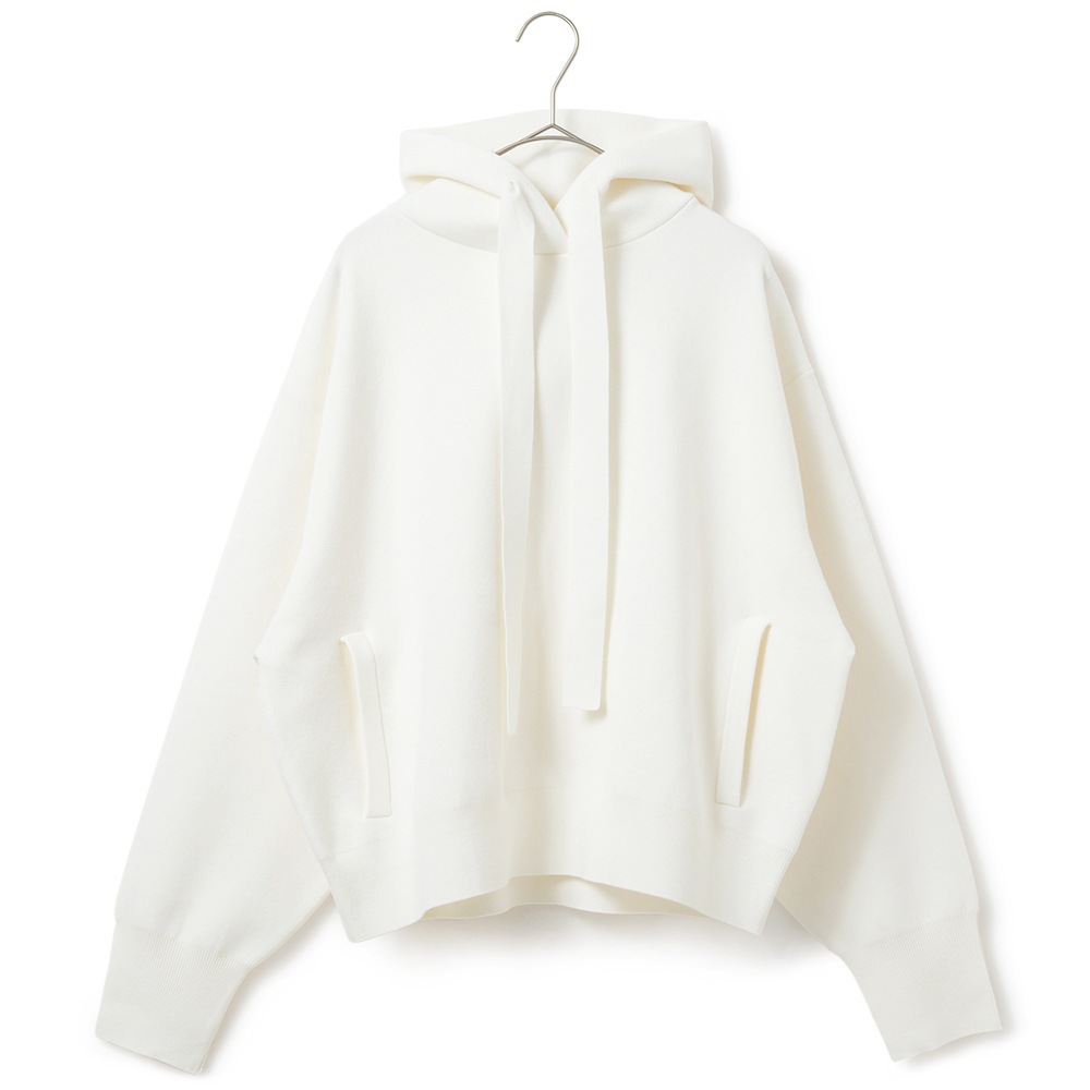PROTAGONISTA プロタゴニスタ ニット フーディー PNT-KT-56 WHITE