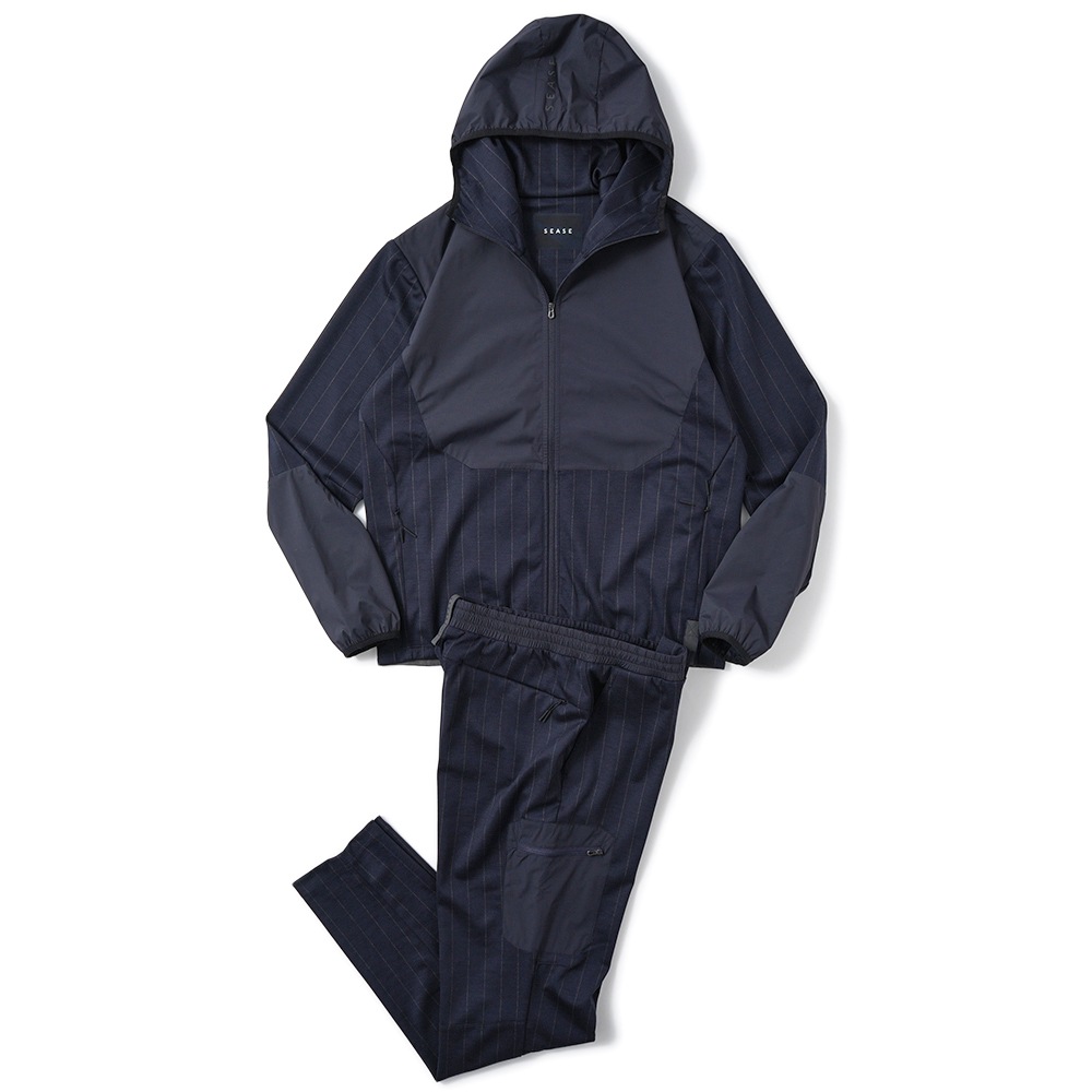 SEASE シーズ JERSEY DRAWSTRING PANT PT056/TJ232 ジャージードローストリングパンツ B13 NAVY BLUE