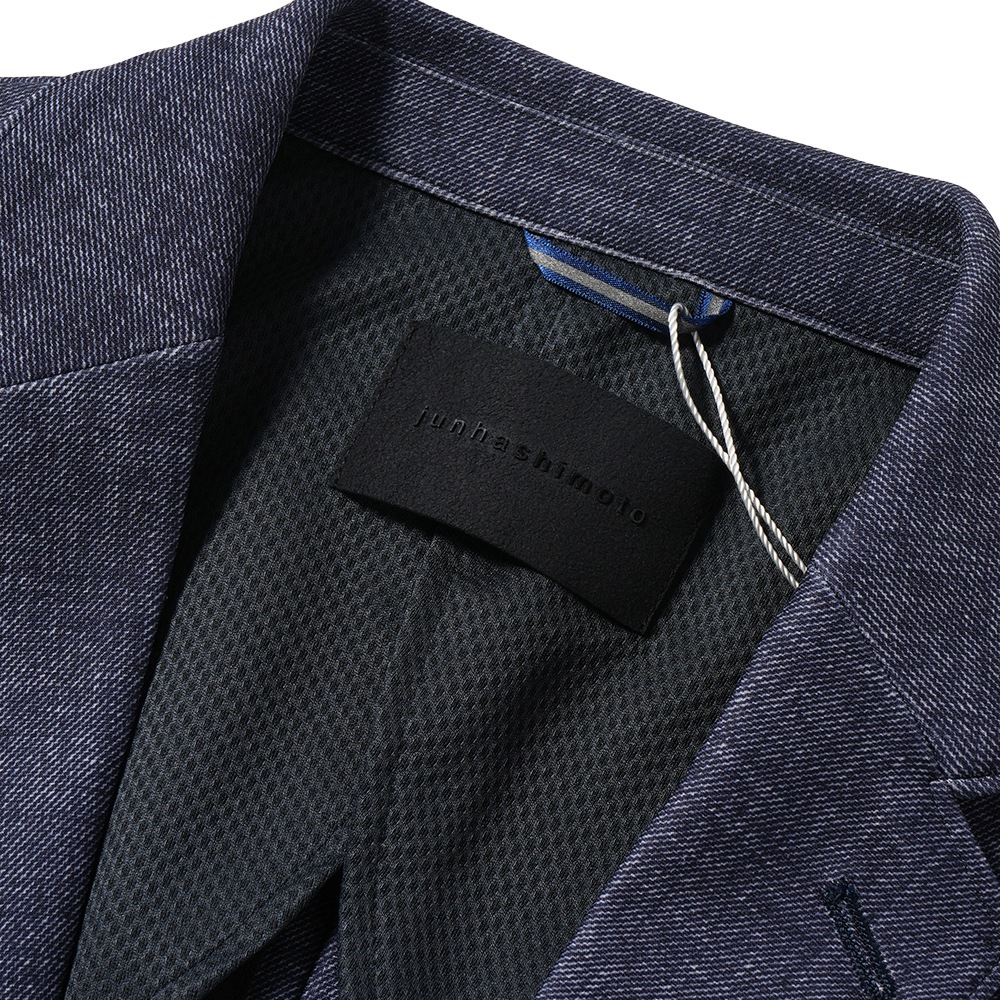 JUNHASHIMOTO ジュンハシモト JERSEY JACKET -U.S.O.DENIM- ジャージジャケット U.S.Oデニム 1032410008 INDIGO