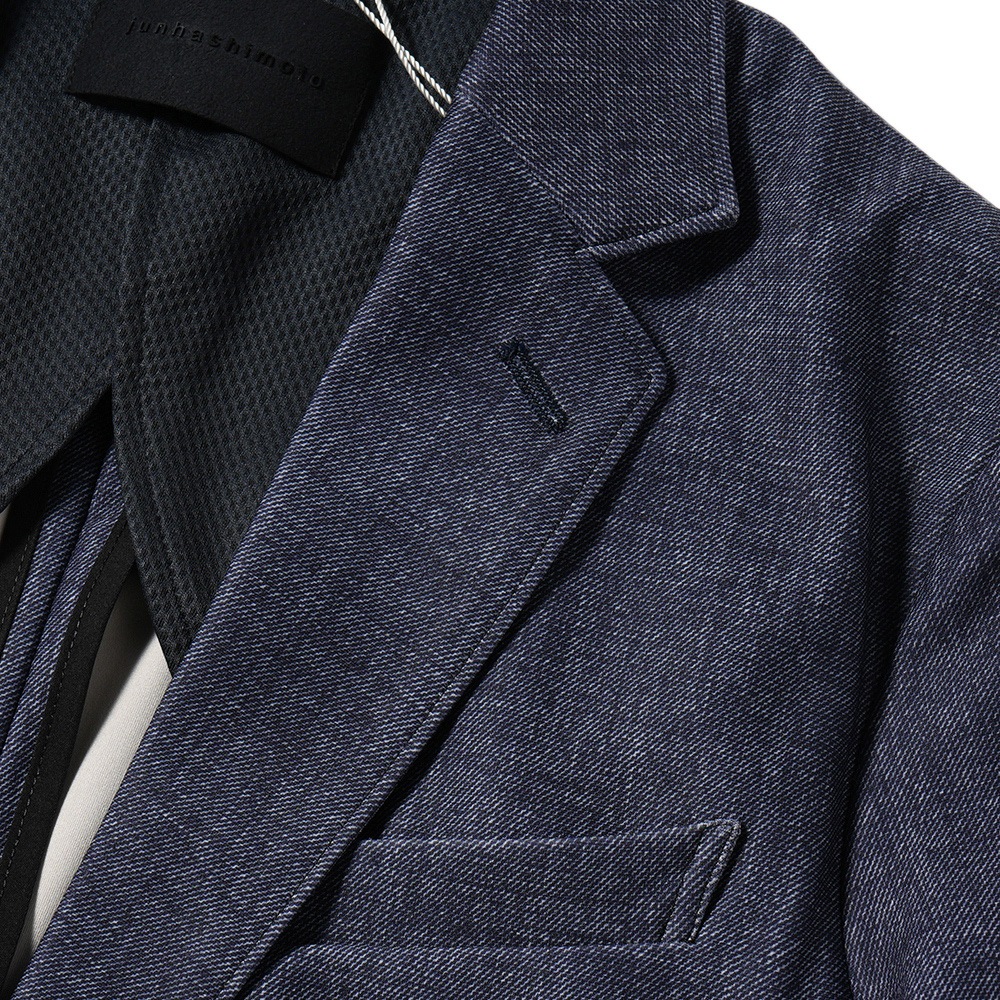 JUNHASHIMOTO ジュンハシモト JERSEY JACKET -U.S.O.DENIM- ジャージジャケット U.S.Oデニム 1032410008 INDIGO