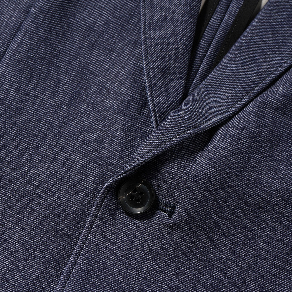 JUNHASHIMOTO ジュンハシモト JERSEY JACKET -U.S.O.DENIM- ジャージジャケット U.S.Oデニム 1032410008 INDIGO