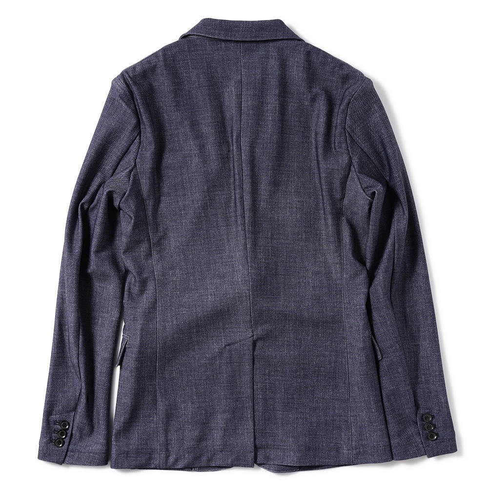 JUNHASHIMOTO ジュンハシモト JERSEY JACKET -U.S.O.DENIM- ジャージジャケット U.S.Oデニム 1032410008 INDIGO