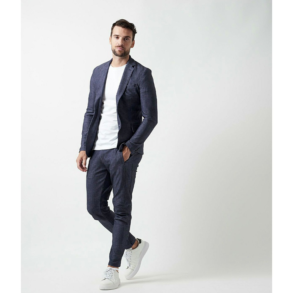 JUNHASHIMOTO ジュンハシモト JERSEY JACKET -U.S.O.DENIM- ジャージジャケット U.S.Oデニム 1032410008 INDIGO