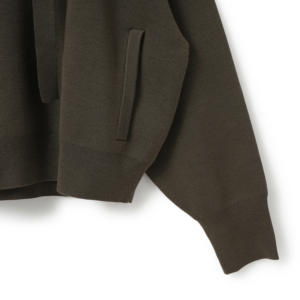 PROTAGONISTA プロタゴニスタ ニット フーディー PNT-KT-56 KHAKI