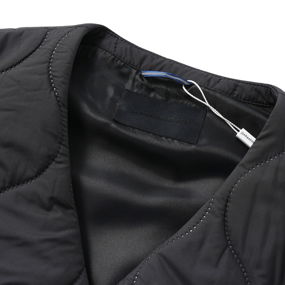 junhashimoto ジュンハシモト QUILTING INNER VEST キルティング インナー ベスト 1042520003 BLACK