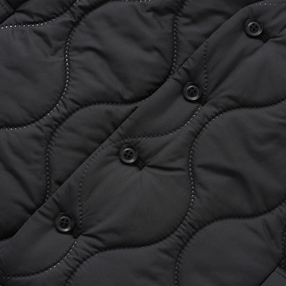 junhashimoto ジュンハシモト QUILTING INNER VEST キルティング インナー ベスト 1042520003 BLACK