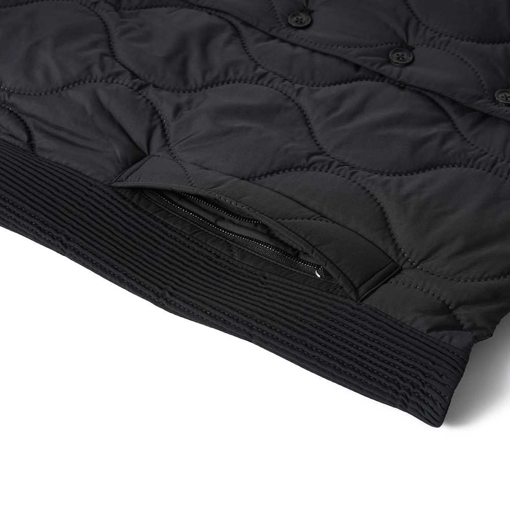 junhashimoto ジュンハシモト QUILTING INNER VEST キルティング インナー ベスト 1042520003 BLACK