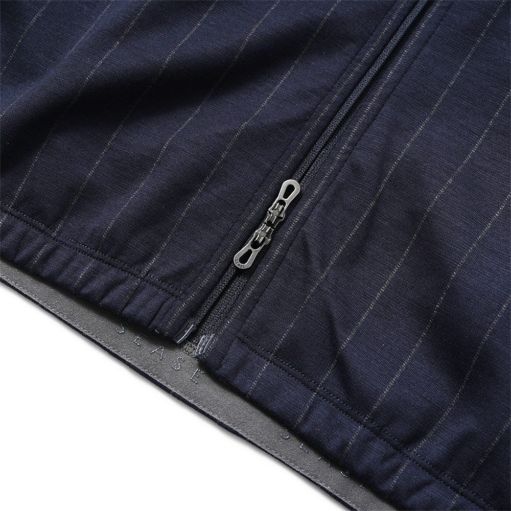 SEASE シーズ ZIPPED HOODIE HYBRID WH049/TJ232 ジップフーディ ハイブリッド B13 NAVY BLUE