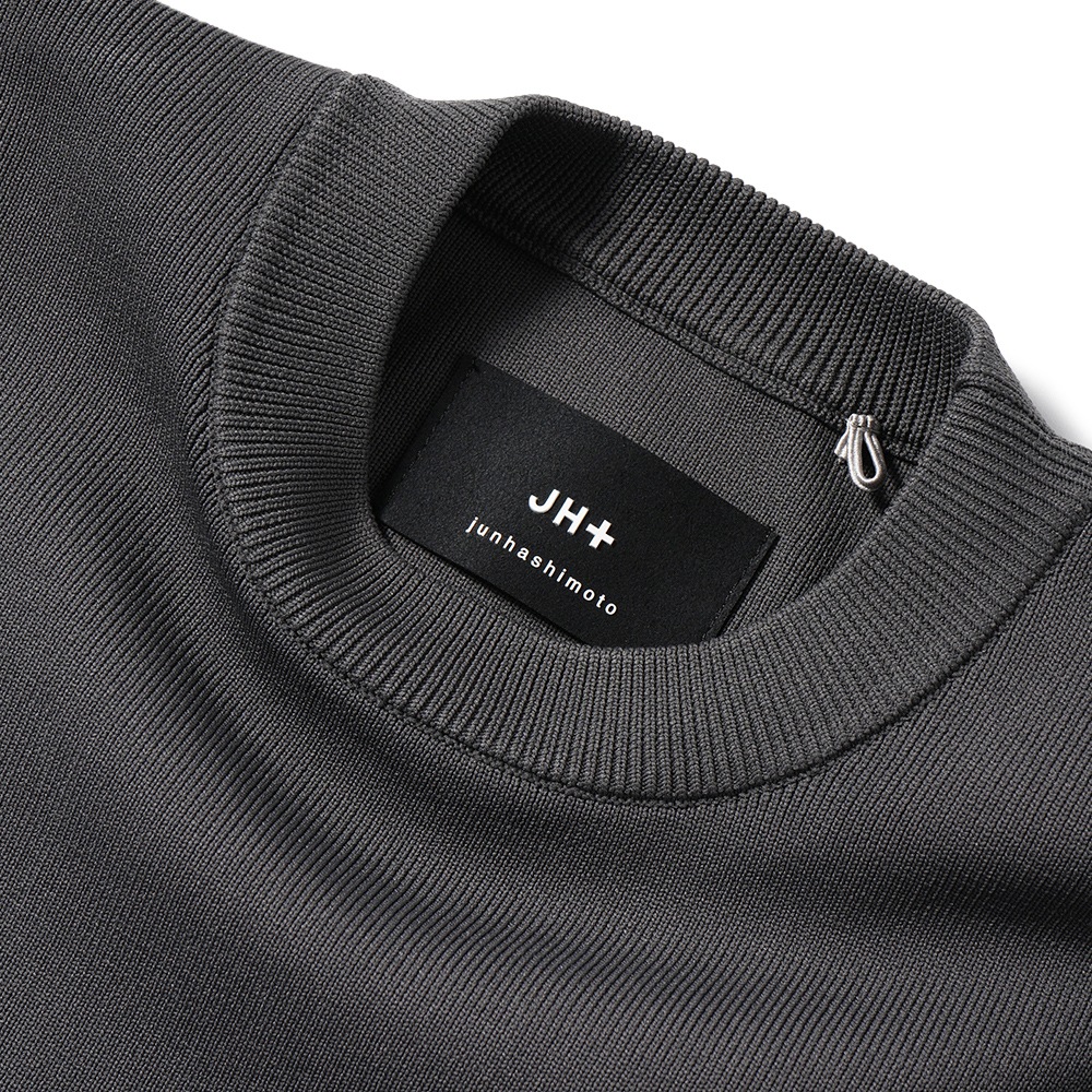 JUNHASHIMOTO ジュンハシモト JH+ CREW NECK BORDER クルーネック ボーダー 1092410031 GREY×BLACK