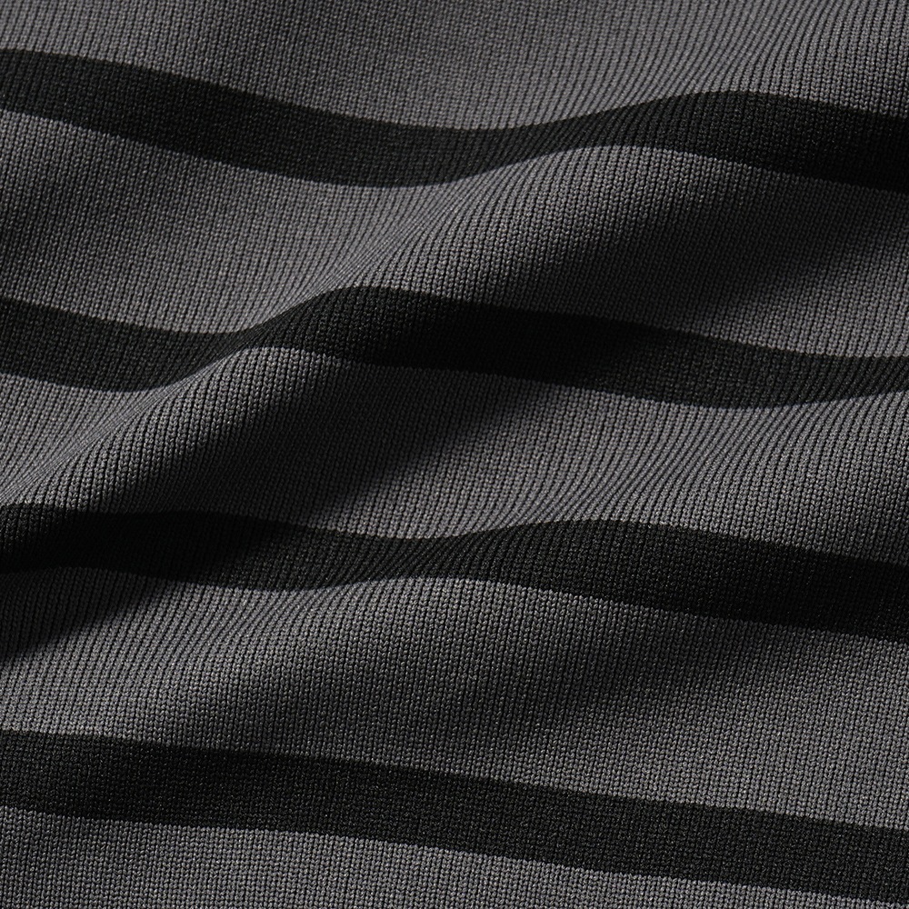 JUNHASHIMOTO ジュンハシモト JH+ CREW NECK BORDER クルーネック ボーダー 1092410031 GREY×BLACK
