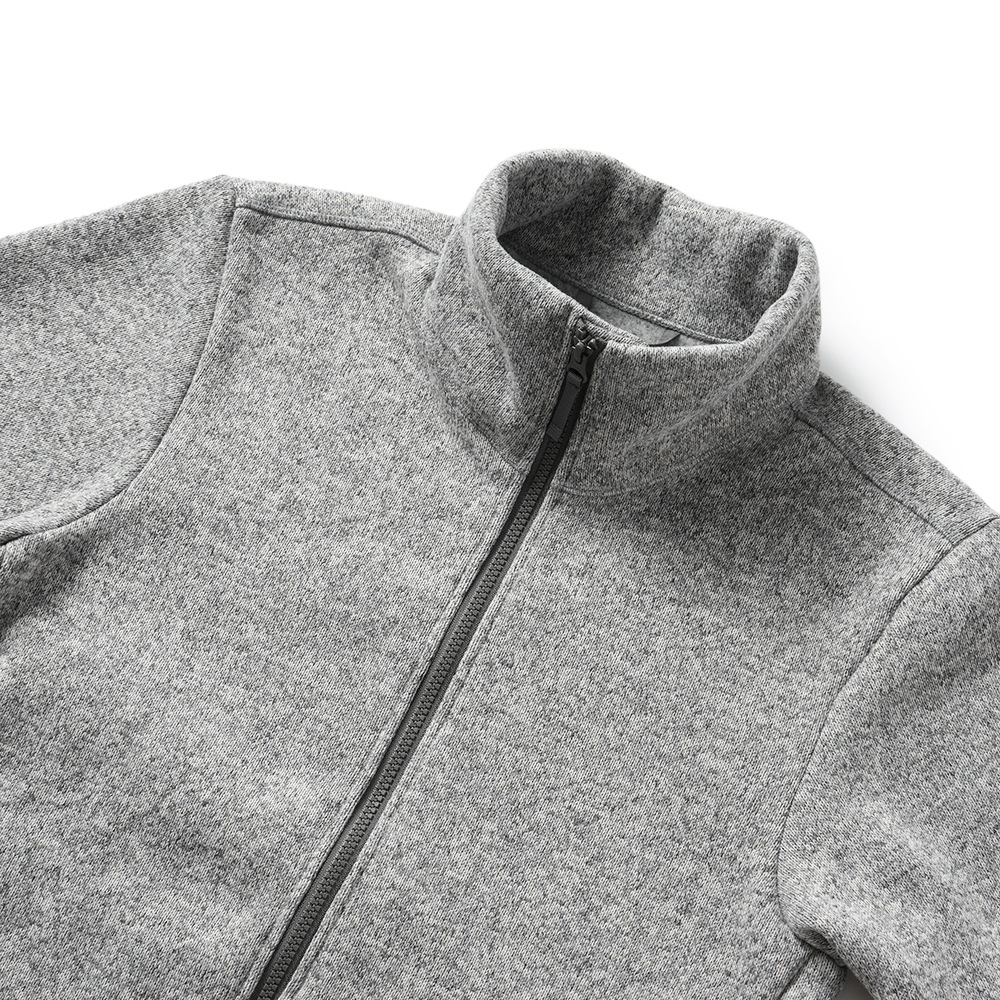 POUTNIK THE URBAN TRAVELER BY TILAK ポートニック ティラック MONK ZIP SWEATER モンクジップセーター L.GRAY
