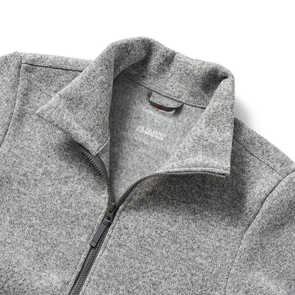 POUTNIK THE URBAN TRAVELER BY TILAK ポートニック ティラック MONK ZIP SWEATER モンクジップセーター L.GRAY