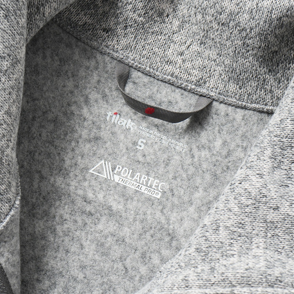 POUTNIK THE URBAN TRAVELER BY TILAK ポートニック ティラック MONK ZIP SWEATER モンクジップセーター L.GRAY
