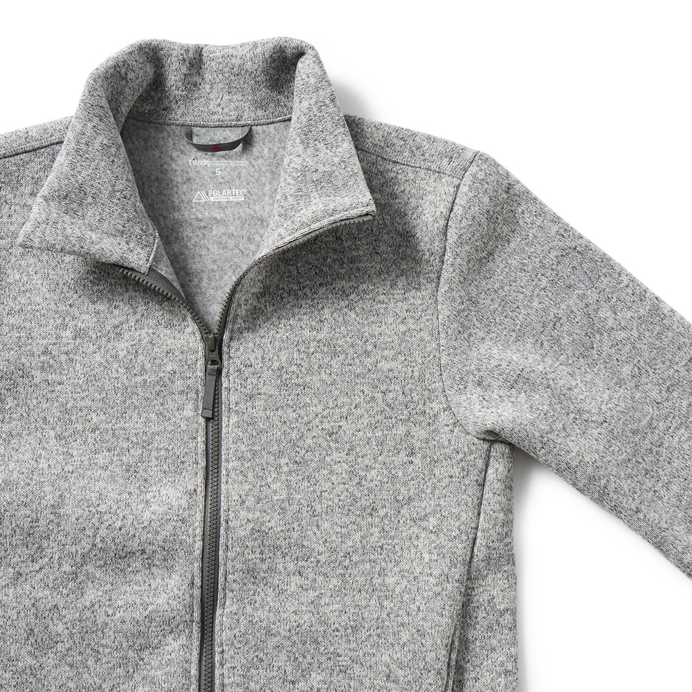 POUTNIK THE URBAN TRAVELER BY TILAK ポートニック ティラック MONK ZIP SWEATER モンクジップセーター L.GRAY