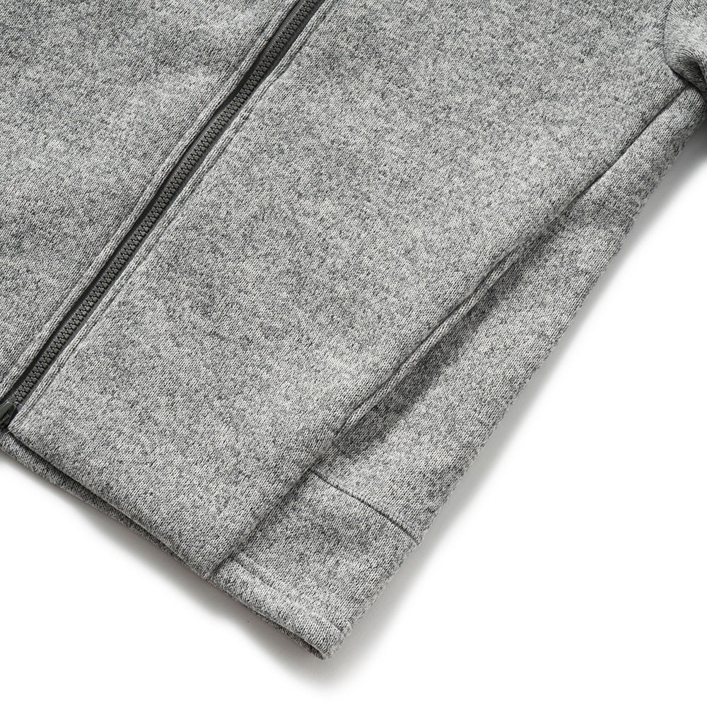 POUTNIK THE URBAN TRAVELER BY TILAK ポートニック ティラック MONK ZIP SWEATER モンクジップセーター L.GRAY