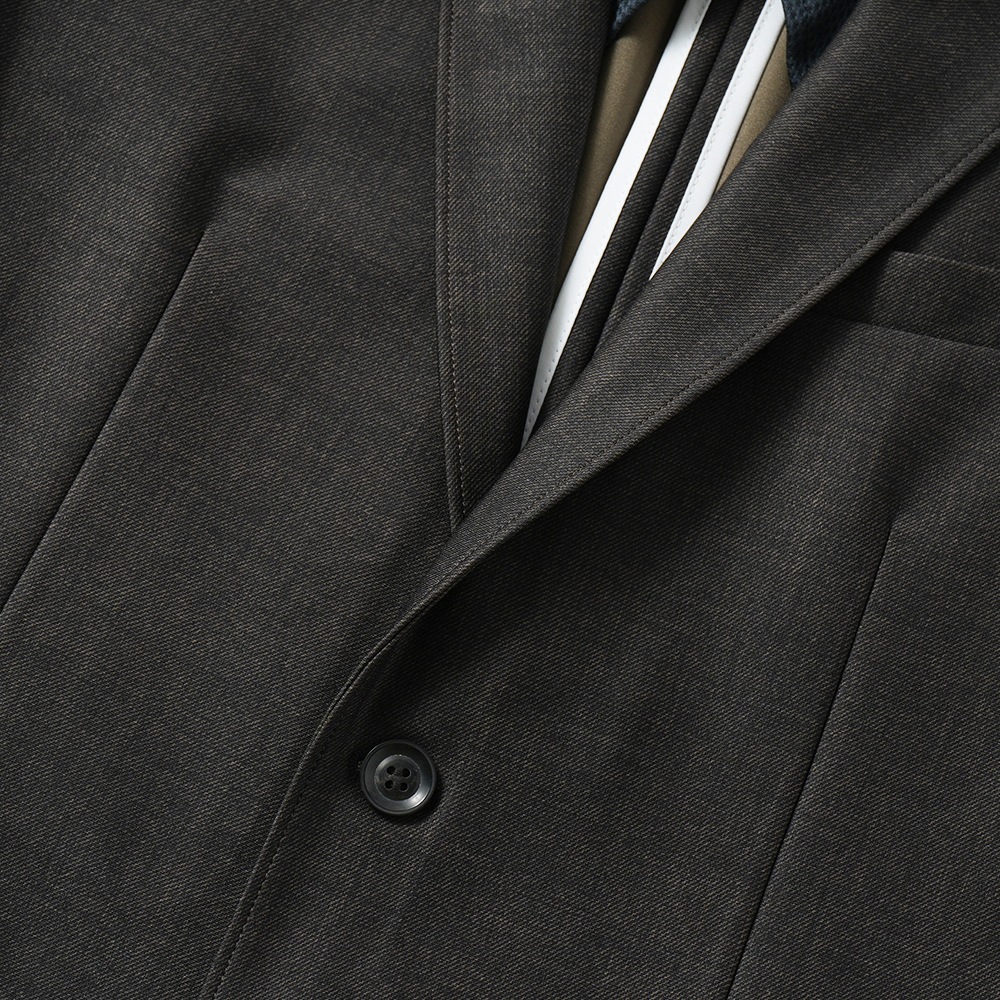 junhashimoto ジュンハシモト JERSEY JACKET -USO TWILL- ジャージジャケット 1032510004 D.KHAKI