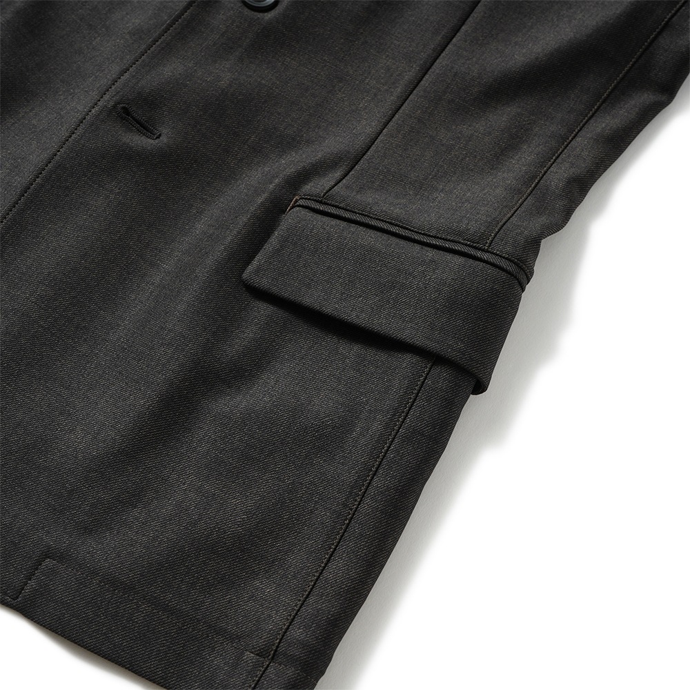 junhashimoto ジュンハシモト JERSEY JACKET -USO TWILL- ジャージジャケット 1032510004 D.KHAKI