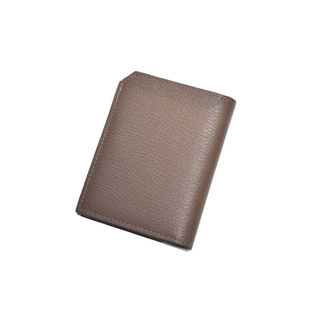 L'arcobaleno ラルコバレーノ スマートカードウォレット LA501GT GRAY×YELLOW