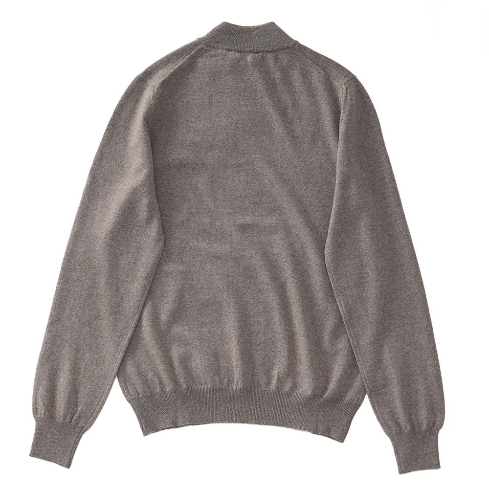 GRANSASSO グランサッソ メリノウール ニット モックネック ロングスリーブ 55108/14290 BEIGE