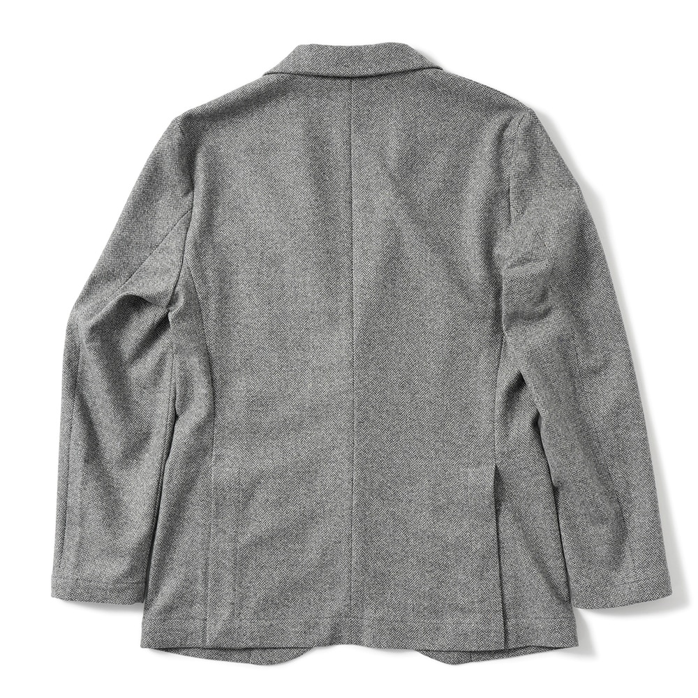 giab's ARCHIVIO ジャブスアルキヴィオ STROZZI/L A26125 ストロッツィ ウォッシャブルシルキーウール 2B ジャケット H.GREY