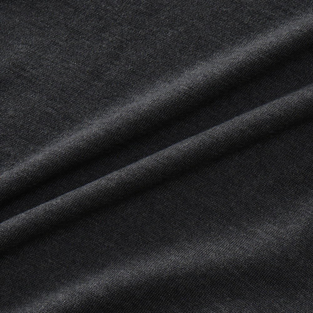 GRANSASSO グランサッソ メリノウール ニット モックネック ロングスリーブ 55108/14290 GRAY