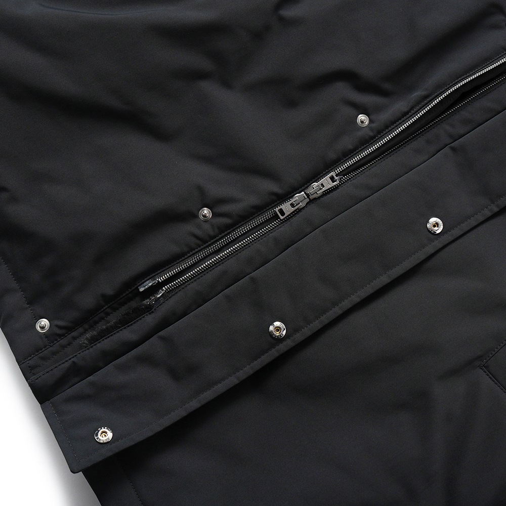 HERNO ヘルノ KEYSTONE 撥水ポリエステル 中綿 フーデッドコート PA000170U-12343Z BLACK