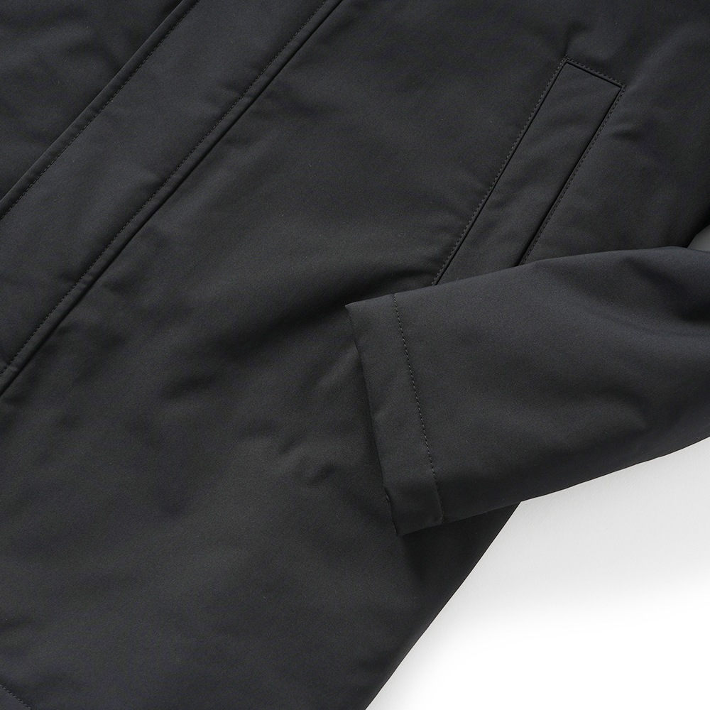 HERNO ヘルノ KEYSTONE 撥水ポリエステル 中綿 フーデッドコート PA000170U-12343Z BLACK