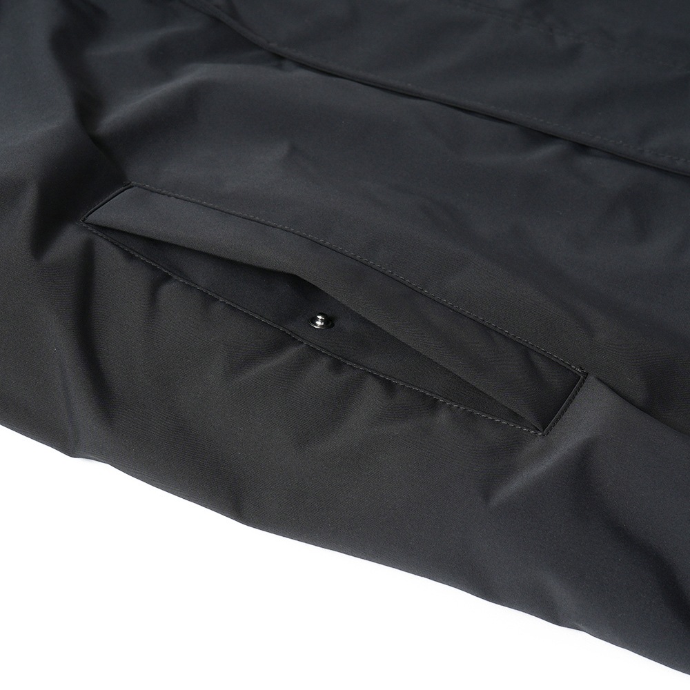 HERNO ヘルノ KEYSTONE 撥水ポリエステル 中綿 フーデッドコート PA000170U-12343Z BLACK