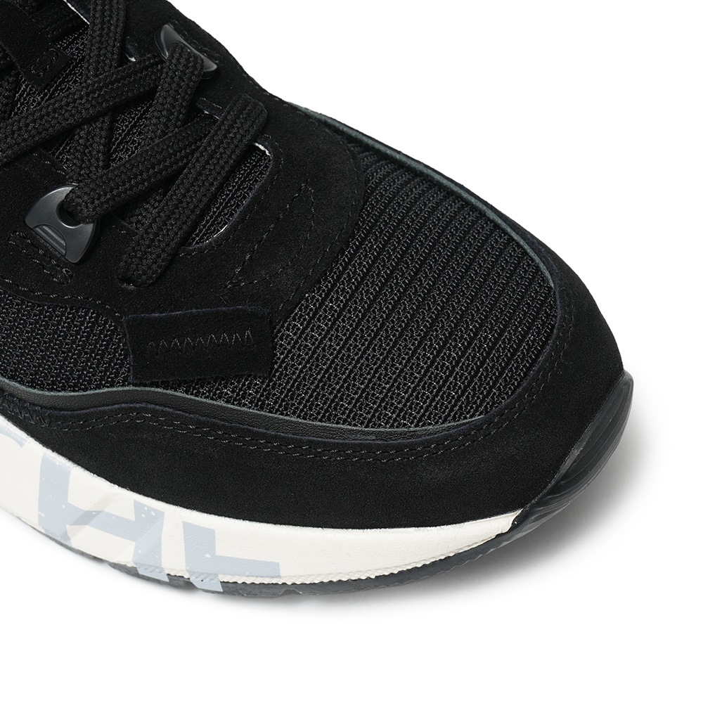 VOILE BLANCHE ボイルブランシェ CLUB01 スエード・ポリエステルメッシュ スニーカー 2019021/02 0A01 BLACK