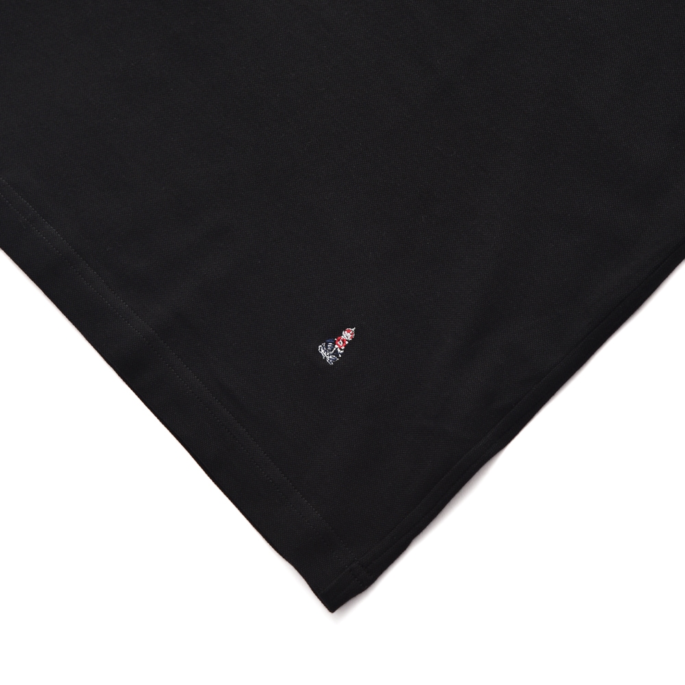 新品 GUY ROVER ギローバー コットンカノコ ポロシャツ XS ブラック GUY ROVER ポロシャツ 「ビームスの百名品」GUY / 別注 ボタン