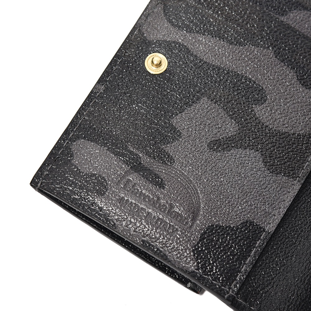L'arcobaleno ラルコバレーノ スマートカードウォレット LA501GTCAMO BLACK