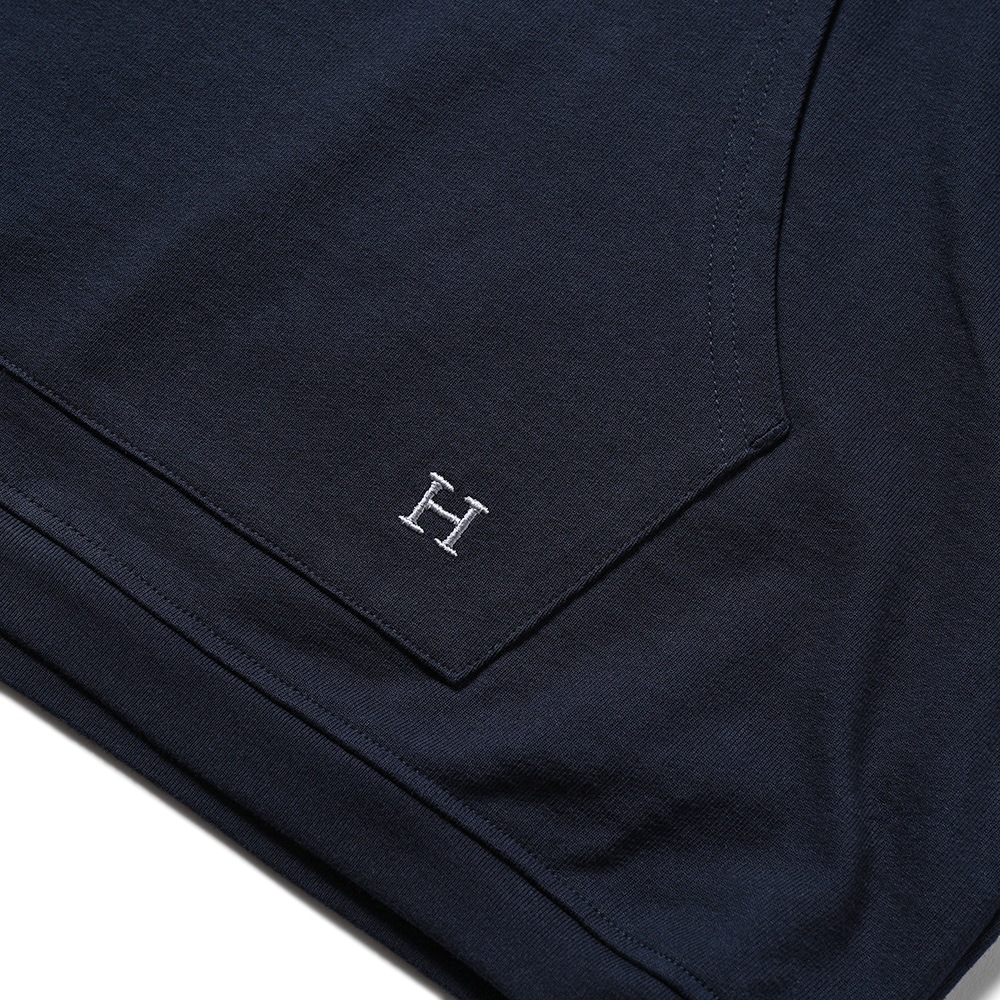 HOLLYWOOD RANCH MARKET ハリウッドランチマーケット Hエンブロイダリー ナローリブパーカ 1006720 NAVY