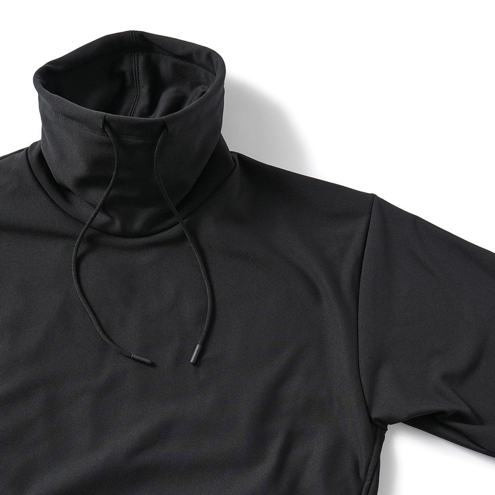junhashimoto ジュンハシモト TUCK LOOSE NECK タックルーズネック 1102420008 BLACK