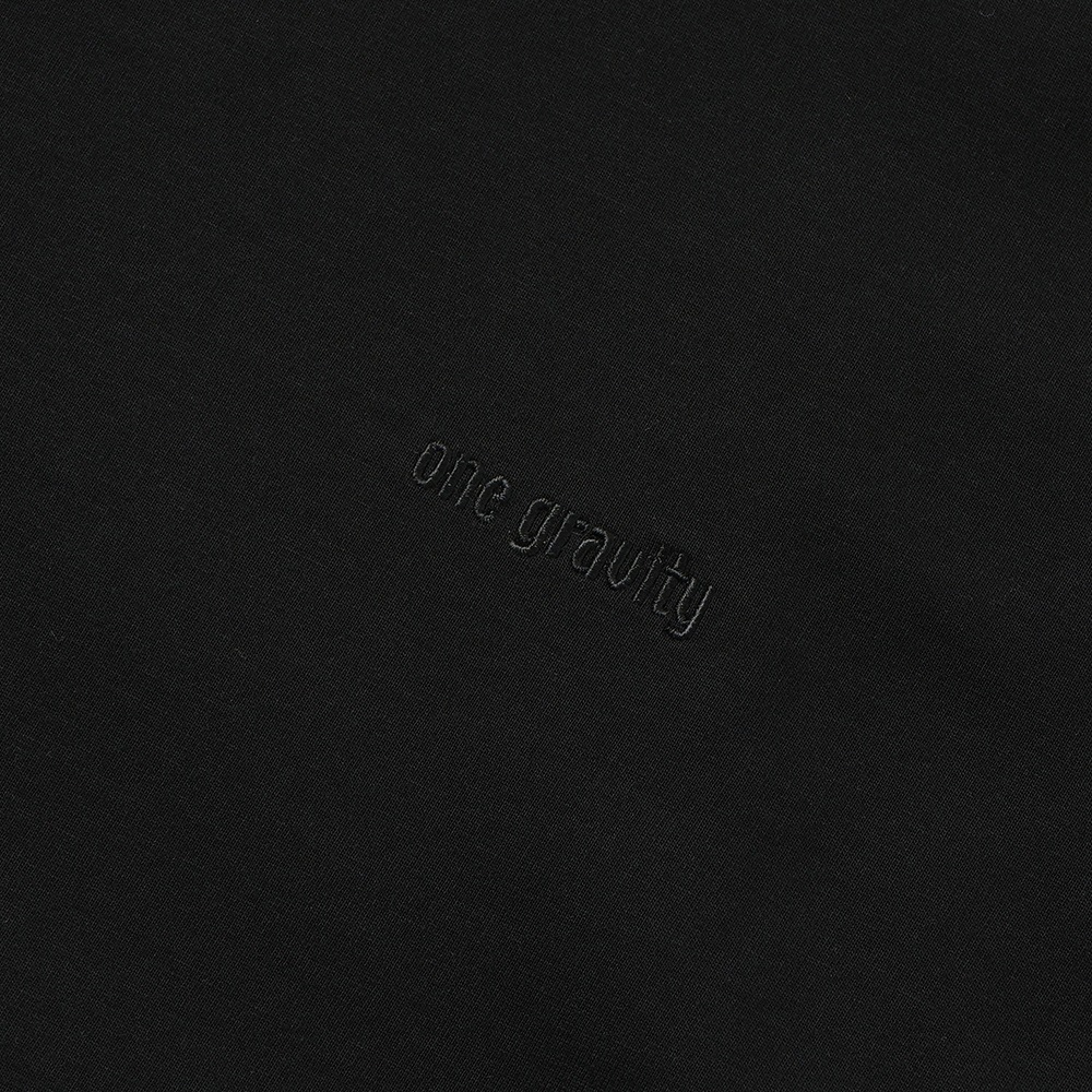onegravity ワングラビティ サイドジップ ショートスリーブカットソー 51-234-13-040092 BLACK