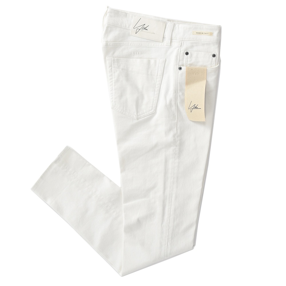 YCHAI イカイ PANATELA パナテラ ワンウォッシュ ホワイト スキニー ストレッチデニム パンツ YPU001/1DS0001AJ WHITE