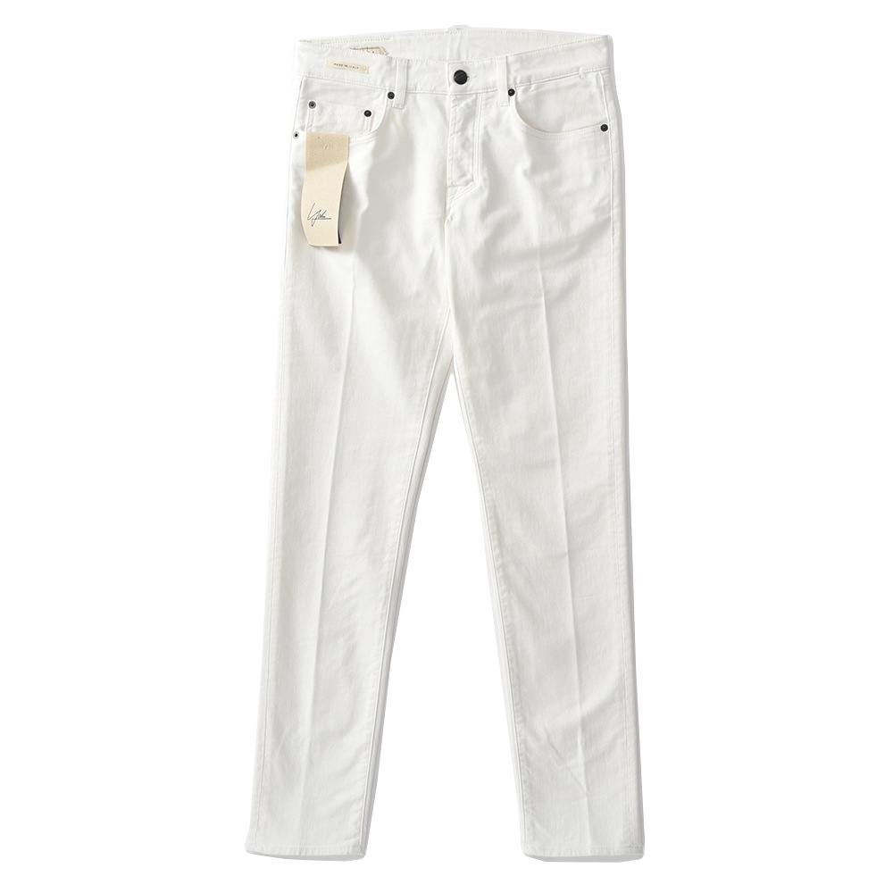 YCHAI イカイ PANATELA パナテラ ワンウォッシュ ホワイト スキニー ストレッチデニム パンツ YPU001/1DS0001AJ WHITE