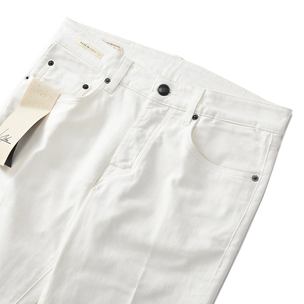 YCHAI イカイ PANATELA パナテラ ワンウォッシュ ホワイト スキニー ストレッチデニム パンツ YPU001/1DS0001AJ WHITE