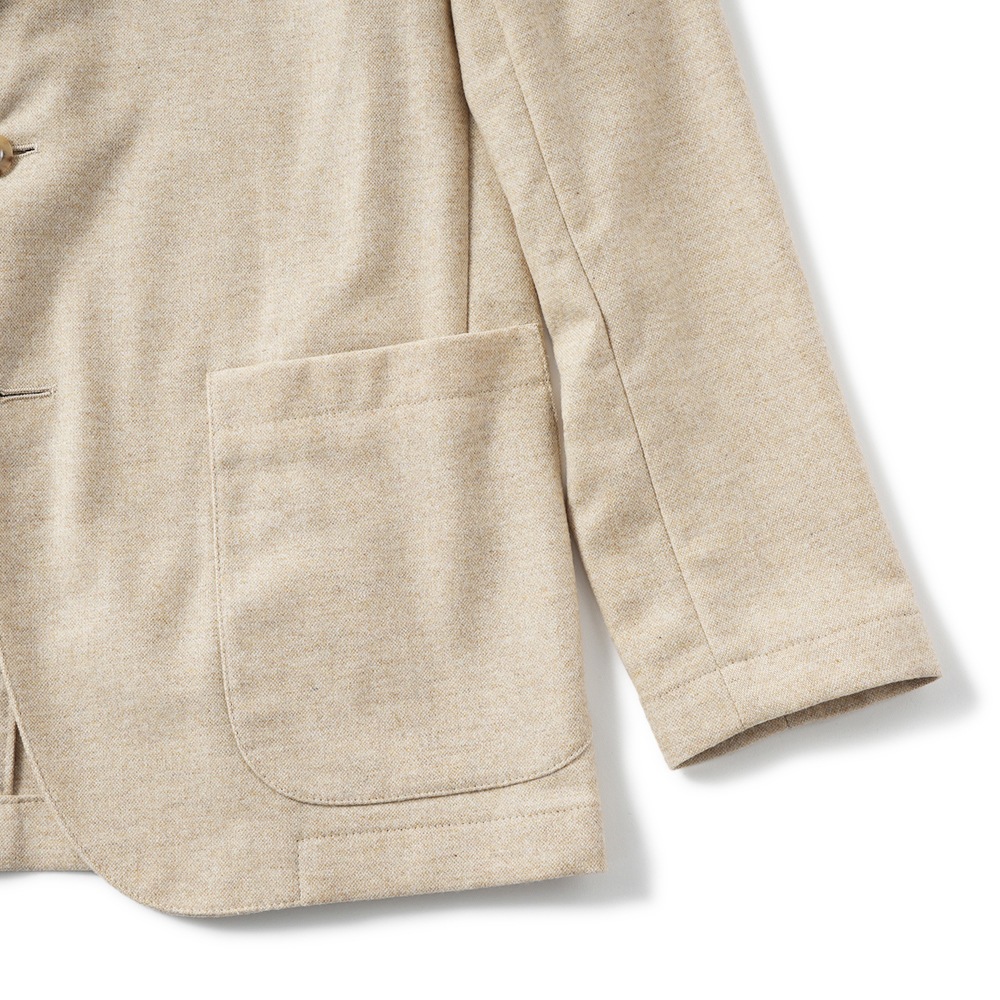 BOGLIOLI ボリオリ EMPTY JACKET ストレッチウール  2B ジャケット 91302I/FB5108 BEIGE
