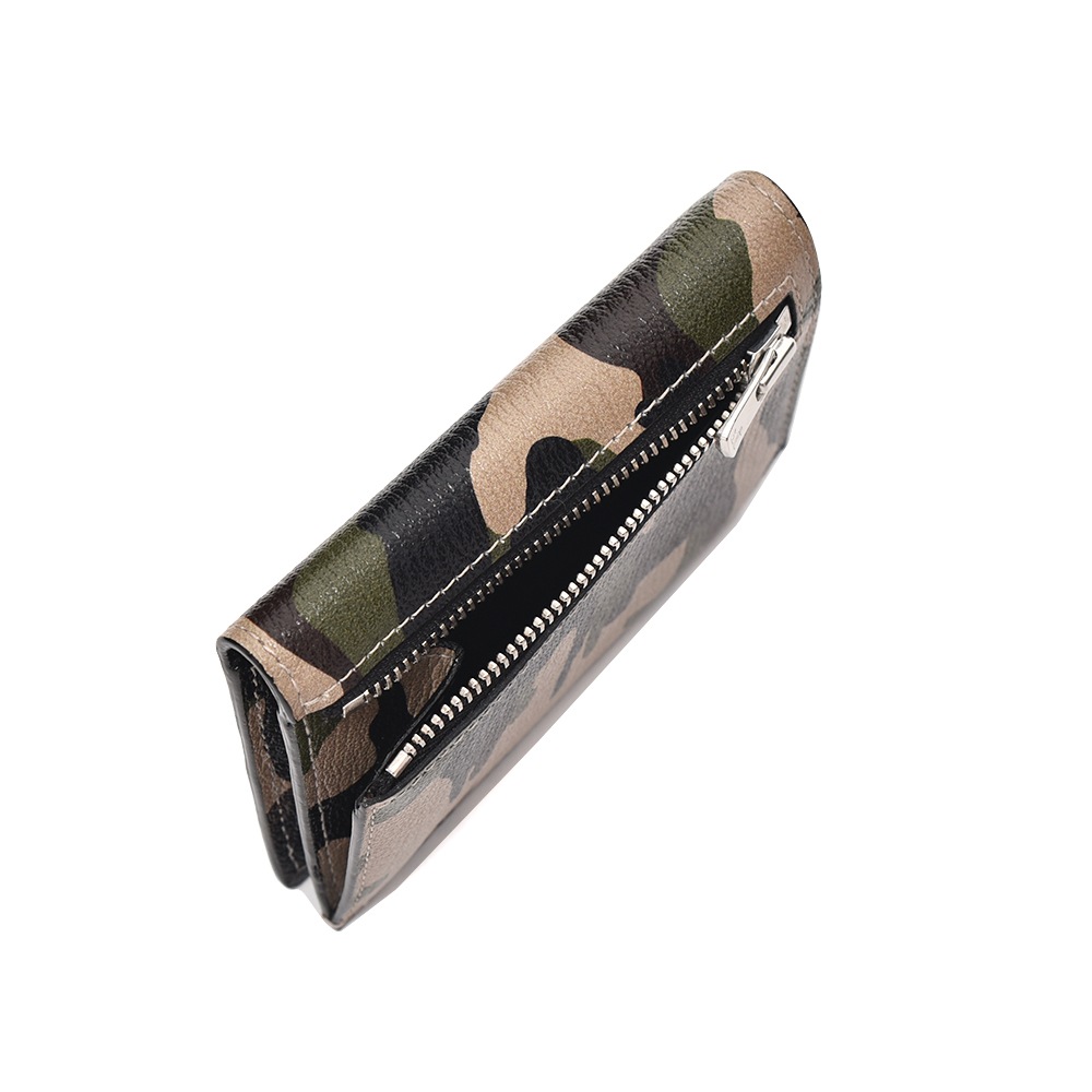 L'arcobaleno ラルコバレーノ スマートカードウォレット LA501GTCAMO KHAKI