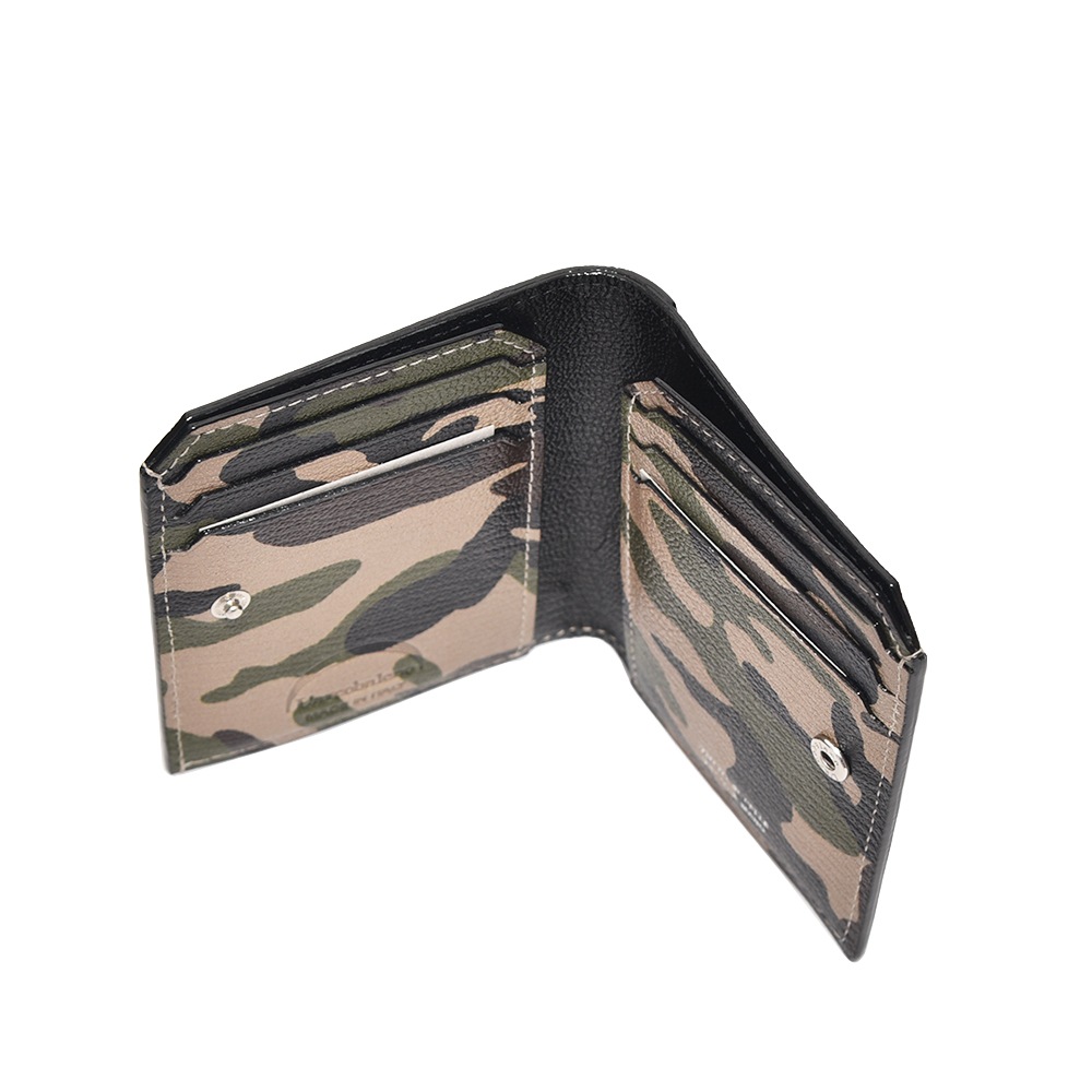 L'arcobaleno ラルコバレーノ スマートカードウォレット LA501GTCAMO KHAKI