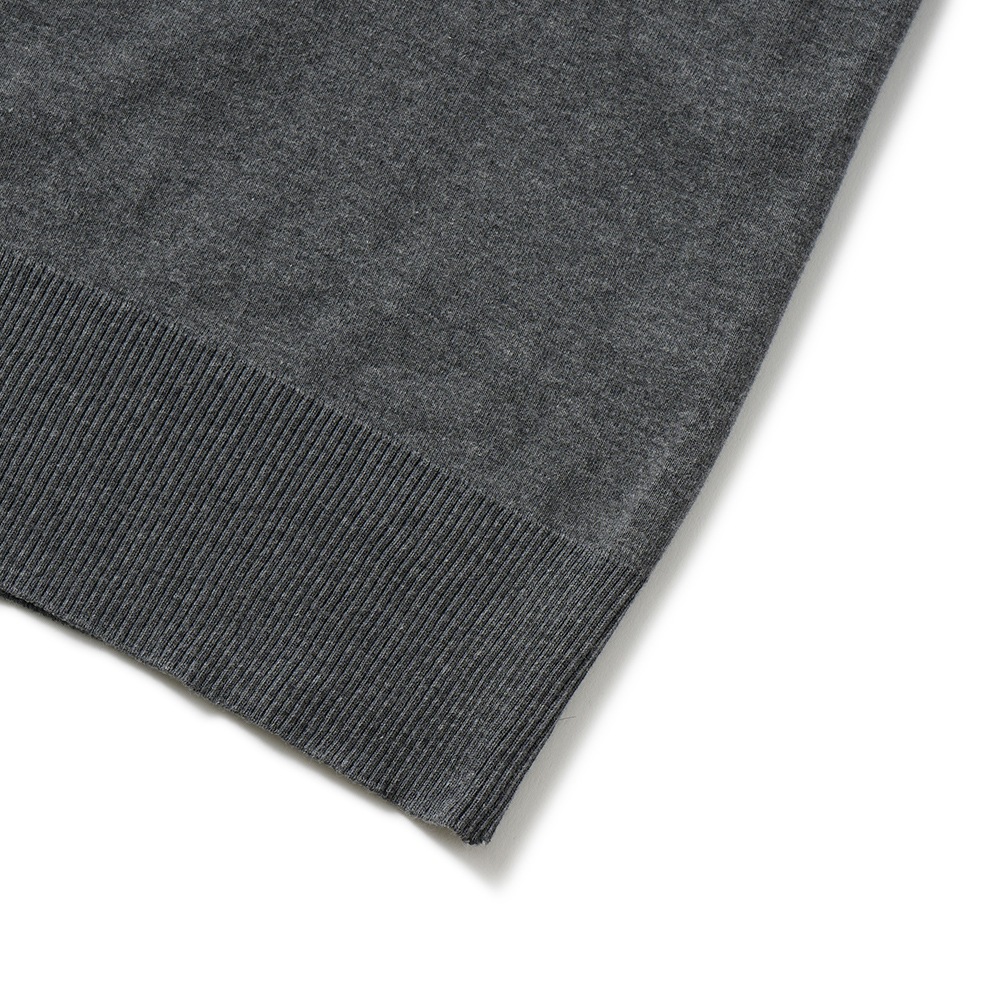 GICIPI ジチピ 2513A FRAGORA Cotone Soft フラーゴラ クルーネック ジャストフィット ニットソー Carbone