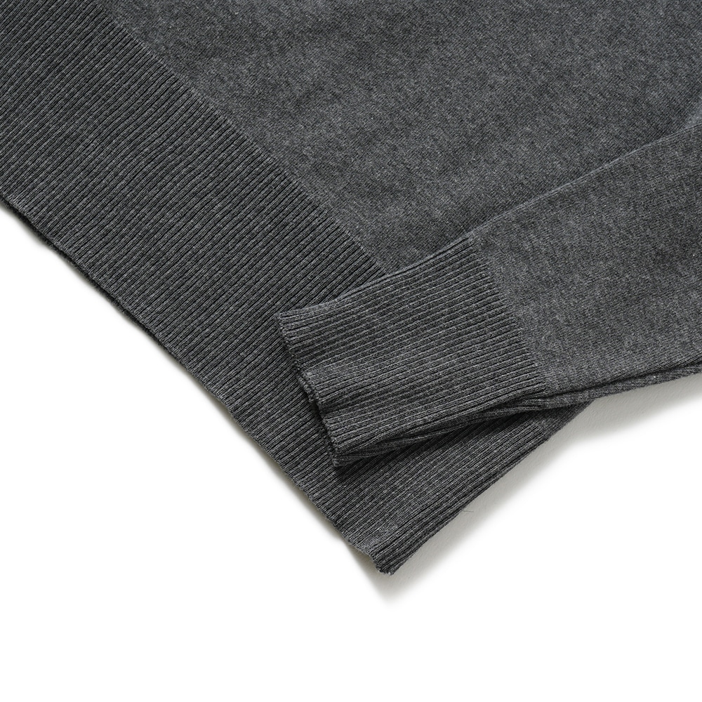 GICIPI ジチピ 2513A FRAGORA Cotone Soft フラーゴラ クルーネック ジャストフィット ニットソー Carbone