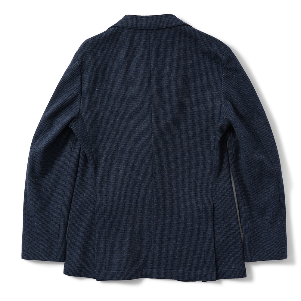 BOGLIOLI ボリオリ EMPTY JACKET コットンジャージー ガンクラブチェック 2B ジャケット OG0166/FB5018 NAVY